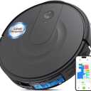 Robot Vacuum and Mop Combo with 9000Pa Suction, LiDAR Navigation & Ultra-Slim Design, Auto Recharge, Smart Mapping Robotic Vacuum Cleaner for Pet Hair, Hard Floors & Carpets