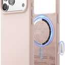 Case for iPhone 17 Pro Max Case, Premium Magnetic Silicone Case, Compatible with MagSafe, Liquid Silicone Material, Protective Cover, Shockproof, Slim Phone, 6.9 inch (Lovely Pink)