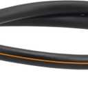 Giraffe Tools Leader Hose 5/8" Custom Length, No Kink, Flexible, Leakproof Water Hose, 600 Burst PSI, 5ft Male Female Fittings, Black Orange