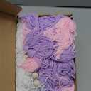Pink & Purple Macrame Hanging Boho Wall dcor, Purple Wall Decor for Bedroom Living Room Girls Room Nursery Large Tassel Hanging with Wood Beads 41" W x 32" H