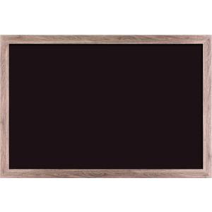 U Brands Magnetic Chalkboard, 24" x 36", Rustic Wood Frame, Premium Matte Surface