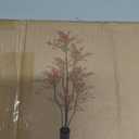 7.2ft Faux Bamboo Tree Artificial Nandina Tree Artificial Indoor Plants Realistic Fake Potted Tree with 800+ Leaves, Cement Planter - Home Office Decor Perfect for Housewarming Gift Non-Toxic