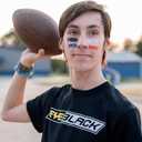 4 x EyeBlack BattlePaint  Bright Colored Under Eye Black Grease for Pro Athletes and Super Fans  Baseball, Softball, Football  1 Stick  Blue