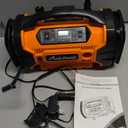 Avid Power Tire Inflator Portable Air compressor, Triple Power Source, Car Air Pump w/Inflation & Deflation Modes, Car Air Inflator w/Dual Powerful Motors (Orange)