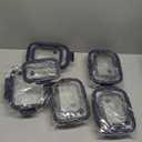 10-Pack Glass Food Storage Containers with Tempered Lids  Borosilicate, Airtight, Oven-Safe (-4F~950F), BPA-Free, 4.4 & 1.6 Cup, Leak-Proof, Dishwasher Safe (Blue)