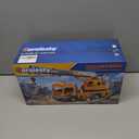 Large Crane Truck Toy with Extendable Crane Arm, Lights & Siren Sounds, Assemble & DIY Truck Engineering Vehicle Toy for Boys Girls Christmas Birthday Gifts Kids Toys for 3 4 5 6 7 8 Years Old