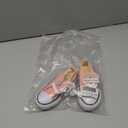 Mvlsoct Boys and Girl Low Top Canvas Kids Lace up Sneakers, Size 23