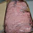 Peomeise 100pcs Dusty Pink Spandex Chair Sashes with Buckle Slider for Wedding, Party Decoration