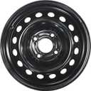 Dorman 939-114 Wheel Compatible with Select Hyundai Models, Black, 15 x 5 inch