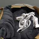 RALYSUN Electric Heated Blanket King Size 90"x100"  DualSided with Microplush & Sherpa Fabric, 4 Heat Settings & 10 Hours Auto Off, Dual Controller, Machine Washable  Iron Gray