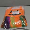 ELOOGOOKIN Porch Goose Halloween Outfits Pumpkin Dress for 23" Cement Plastic Desk Goose Clothes Funny Fall Geese Decor for Outdoor Patio Lawn Yard Decor