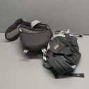 FRUITEAM 6-in-1 Baby Carrier with Waist Stool, One Size Fits All -Adapt to Newborn, Baby Hip Carrier for Breastfeeding, Infant & Toddler (Gray)