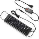 Aquarium Light, Aquarium LED Light, Aquarium Light Professional High Brightness Thin Aluminium Alloy Landscaping Fish Tank LED Light for Aquarium Fish Tank US Plug 100‑240V