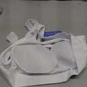 Heathyoga High Impact Sports Bras for Women High Support Adjustable Straps Racerback Sports Bra with Padding Workout Bras, XXL, White