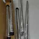 Umimile Shower Curtain Rod, 1 Inch Diameter Adjustable Spring Tension Curtain Rod, 304 Stainless Steel Shower Rod for Bathroom, Windows, Never Rust Non-Slip (Stainless Steel, 57-100”)