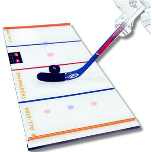 Potent Mini Dangler Smart Hockey Trainer – Interactive Stickhandling Training Aid for Beginners - Sensor Puck Technology, Dynamic Drill Modes, Wireless Setup & Upgraded Synthetic Ice Pads