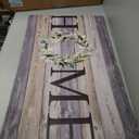 KIMODE Kitchen Mats for Floor 17"x47"+17"x29", Farmhouse Kitchen Rugs Sets of 2, Anti Fatigue Mats for Kitchen Floor, Cushioned Comfort Kitchen Floor Mats for Sink, Laundry, Desk Grey