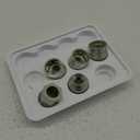 MCGARD 24024 Cone Seat - Under The Hub Cap Wheel Locks (M14 x 2.0 Thread Size) - Set of 4, Silver