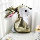 Happy Easter Balloon Garland Arch Kit, 153pcs Pink Yellow White Ballooons with Bunny Mylar Balloon White Daisy Balloon for Home Easter Party Decorations Girls Birthday Party Baby Shower Supplies