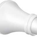 YNL White Shower Curtain Rod 36-84 Inch(3-7ft), No Slip No Drill Stainless Steel Spring Tension Curtain Rod, No Rust Shower Rod Adjustable For Bathroom Window Bedroom