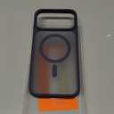 TORRAS Stronger Magnetic & Shockproof for iPhone 17 Pro Max Case, Fit for MagSafe, Military Grade Drop Protection, Camera Control, DIY Button, Slim for iPhone 17 Pro Max Case Translucent Deep Blue