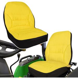 LP95233 Waterproof Seat Cover Cushioned with Oxford 300D Fabric for John Deere Compact Utility Tractor Seat Cover Back Up to 18" High Compatible with 3E/3RSeries, 4M Series,1023E Tractor