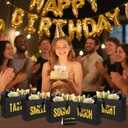 Epoesch 5 Senses Gift Bags for Him With Labels And Tissue Paper,12.6"X8.7"X4" Sight Smell Touch Taste Sound Black Medium Size Gift Bag for Men, Birthday, Anniversary, Wedding, Valentine'S Day