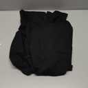 BEAGIMEG Women's Bodycon Elegant Mock Neck Flar Long Sleeves Side Slit Basic Party Club Mini Dress, Small (Black)