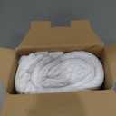 BEDELITE Fleece Queen Comforter Set -Super Soft & Warm Fluffy Bright White Bedding, Luxury Fuzzy Heavy Bed Set for Winter with 2 Pillow Cases