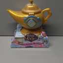 Magic Mixies Magic Genie Lamp with Interactive 8" Blue Plush Toy and 60+ Sounds & Reactions. Unlock a Magic Ring and Reveal a Blue Genie from The Real Misting Lamp. Gifts for Kids, Ages 5+