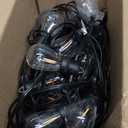 addlon 100FT Outdoor String Lights LED Waterproof Patio Lights with 32 Edison Dimmable Bulbs Shatterproof Hanging Lights for Outside Cafe Bistro Garden Balcony Porch Yard Gazebo Deck 2Packs*50FT