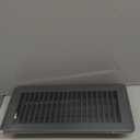 Heavy Duty Steel Floor Vent with Beautiful Gray Matte Finish. Fits in 4 x 10 Duct Opening. Overall Dimension is 5.75 in Wide x 11.75 in Long.
