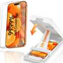 Shatterproof for iPhone17ProMax Screen Protector: AntiReflective 3D Thermal Bending Space Aluminum Glass, 12FT MilitaryGrade, Patented 3s BubbleFree Install, FingerprintProof 2Pack