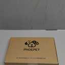 PHOEPET No Pull Dog Harness Medium Reflective Front Clip Vest with Handle,Adjustable 2 Metal Rings 3 Buckles,[Easy to Put on & Take Off](M, Orange)