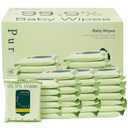 PurComfy Travel Baby Wipes, 42 Travel Pack Baby Wipes with Plant Based, Hypoallergenic for Sensitive Newborn Skin, Total 336 Count Wipes