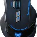 Optical wired USB gaming mouse with 400-2000DPI