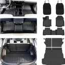 Floor Mats&Cargo Liner for 2026 Toyota RAV4 Hybrid,(Suitable for Hybrid Version) Full Set Car Floor mats with Cargo Liner,All Weather TPE Accessories for 2026 RAV4