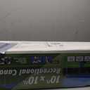 Caravan Canopy 12 by 12 Foot Polyester Straight Steel Leg Instant Pop Up Canopy Tent with Adjustable Height for Outdoor Events, Blue