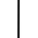 Adesso LED Floor Lamp, Black & Antique Brass, 4-Way Dimmable, 72”
