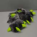 Unisex Soft Monster Claw Slippers Fun Dino Slippers Animal Paw Shoes For Men Women Boy Girl With Home Halloween Party Cosply Costume Footwear, Size 1/2