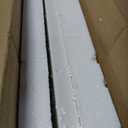 COUKIU Bathroom Vanity Sink Backsplash/Sidesplash (White Engineered Marble, 4" x 36")