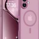 TOCOL for iPhone 17 Case, Full Camera Protection, Built-in Magnetic Ring, Compatible with Magsafe Charger, Drop Protection, Translucent Matte Phone Case for iPhone 17 6.3 inch (Lilac Purple)