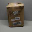 KSIIA Washable Dog Bed Deluxe Plush Dog Crate Beds Comfy Kennel Pad Anti-Slip Pet Sleeping Mat for Large, Jumbo, Medium, Small Dogs Breeds, 41" x 27", Brown