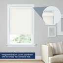 LEVOLOR Basics Cordless Fabric Roller Shade, Easy to Install Blackout Shades for Windows, Neutral White, Fits up to 34 Width and 72 Length, Home Solution for Any Space or Room Decor