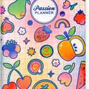 Passion Planner Weekly 2025-2026 Mid-Year Monday Goal-Oriented Agenda, 52-Week Appointment Calendar, Reflection Journal (Fruit for Thought, Small 5.8" x 8.3")