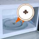 Microwave Turntable Ring 8.74inch,11 mm-Microwave Turntable Coupler Rollers for Smooth Heating