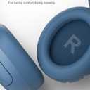 TALIX H30 Hybrid Active Noise Cancelling Headphones, 110H Playtime Hi-Res Audio Bluetooth 6.0 Wireless Over Ear ANC Headphones for Commute/Workout/Gym (Blue)