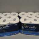 Cottonelle Ultra Clean Toilet Paper with Active CleaningRipples Texture, Strong Bath Tissue, 24 Family Mega Rolls = 132 Regular Rolls (4 Packs of 6)