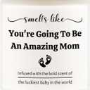 New Mom Gifts for Women After Brith, Mom to Be Gifts, Pregnancy Pregnant Gift for First Time Mommy, 7oz Soy Wax Lavender Scented Candle