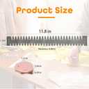 2 x Magnetic Seam Guide and Flex Silicone Hemmer with Needles for Sewing Machine, Multifunctional Polygonal Hemmer Guide with Scale, Universal Sewing Quilting Supplies Accessories Tools (PINK)